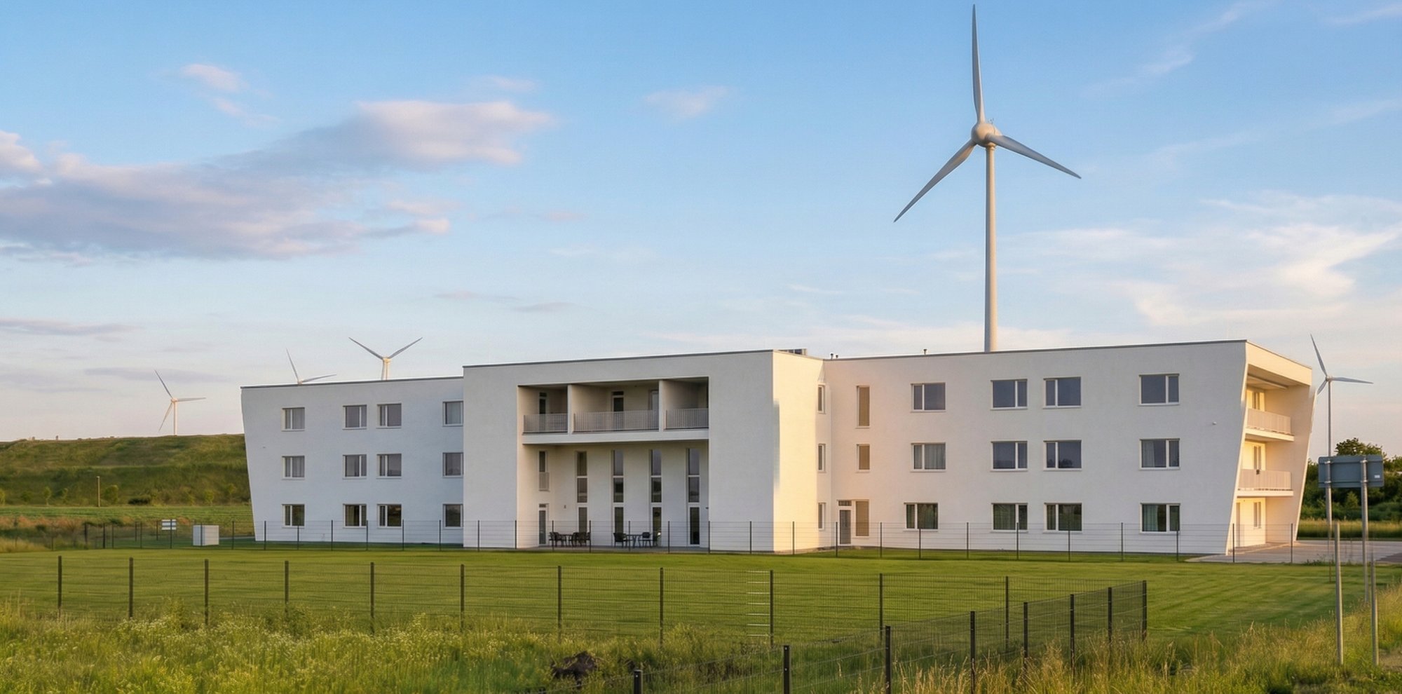 MoveInn Home épület kívülről - modern munkásszálló Mosonmagyaróváron